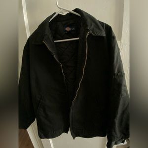 Dickies black lined Eisenhower jacket